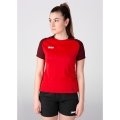 JAKO Sport-Shirt Performance (modern, breathable, quick-drying) red/black Women